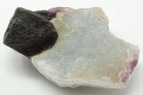 Lustrous, Stepped-Octahedral Purple Fluorite - Yiwu, China #197076-1